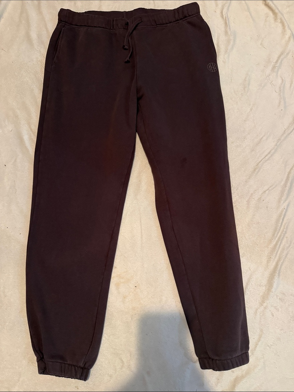 Ninth Hall Fundamentals Relaxed Dark Brown Jogger Sweatpants